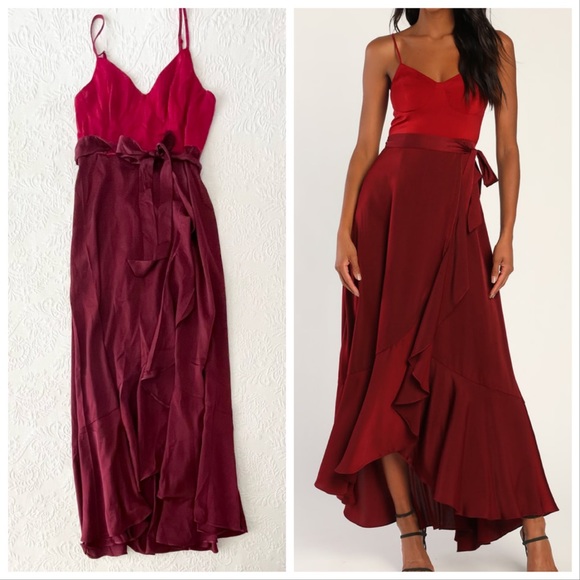 Maroon Darling Dress main image 0